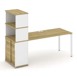 Стол рабочий Concept CN.SP-244 Металл белый